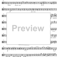 Quartet No. 3 in E-flat minor (es-moll) - Viola