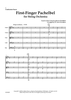 First-Finger Pachelbel - Score
