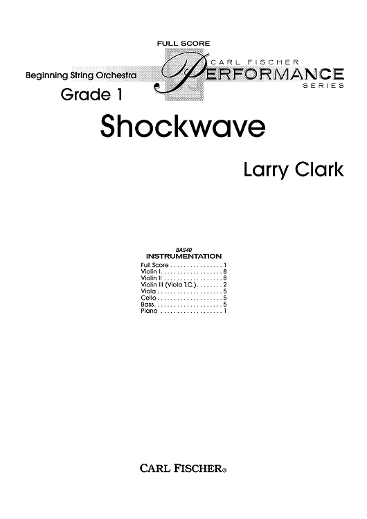 Shockwave - Score