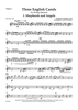 Three English Carols - Violin 1