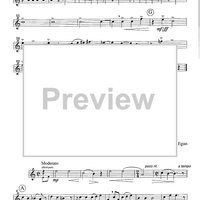 Music for Four, Collection No. 2 - Early Pop Favorites - Part 2 Clarinet in Bb