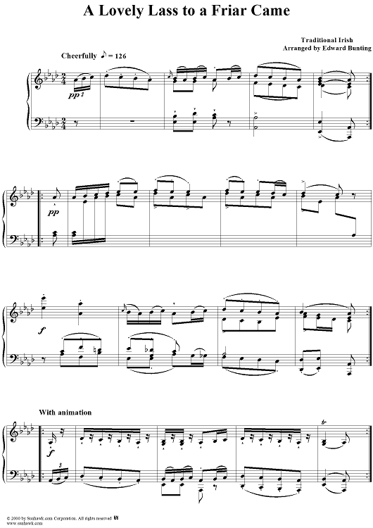 A Lovely Lass to a Friar Came