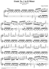 Etude No. 1, in D Minor