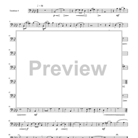 Two Madrigals, Vol. 10 - from Morley's "First Book of Madrigals to 4 Voices" (1594) - Trombone 4