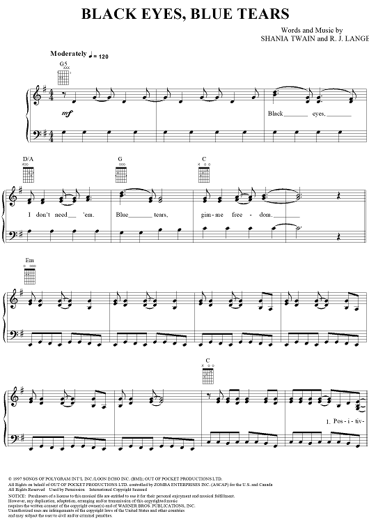 Black Eyes, Blue Tears