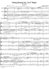 String Quartet No. 2, Movement 1 - Score
