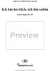 "Ich bin herrlich, ich bin schön", Aria, No. 4 from Cantata No. 49: "Ich geh' und suche mit Verlangen" - Cello