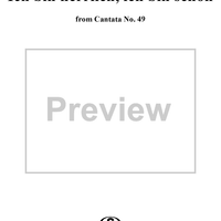 "Ich bin herrlich, ich bin schön", Aria, No. 4 from Cantata No. 49: "Ich geh' und suche mit Verlangen" - Oboe