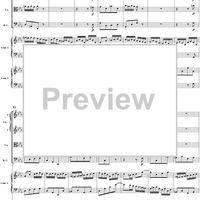 Double Clavier Concerto No. 1 in C Minor, Movement 3   (BWV 1060) - Score
