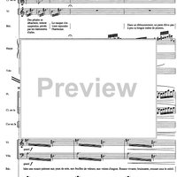 Sylvie et le paon - Score