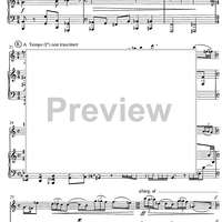 Adagio et fugue - Score