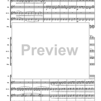 Slavonic Dance NO. 1 In C, Op.46 - Score