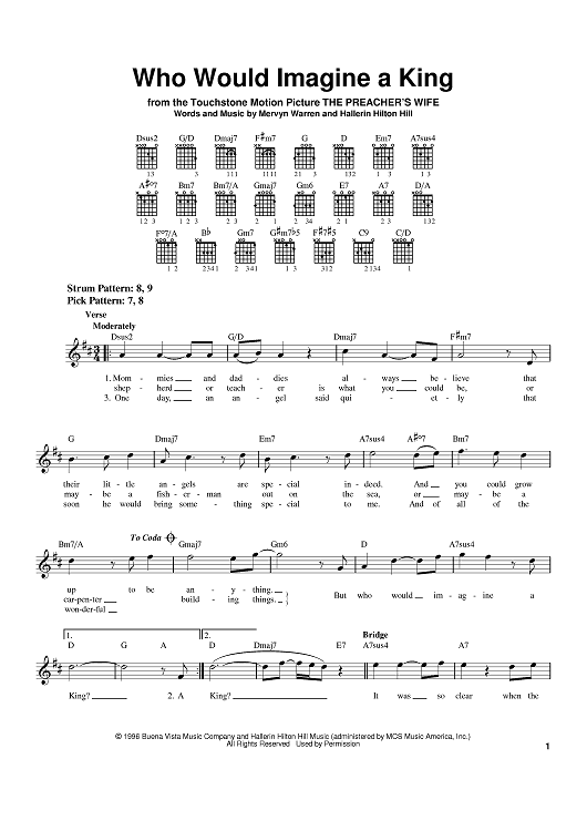 Who Would Imagine A King