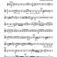 Italian Concerto for Violin/Flute, Viola and Cello - Violin 2 (for Viola)