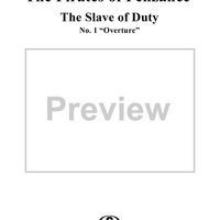 The Pirates of Penzance - Act I, No. 1: Overture - Vocal Score