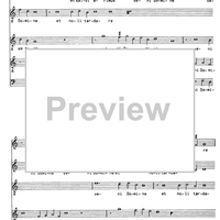 Veni Domine - Veni ad liberandum - Score
