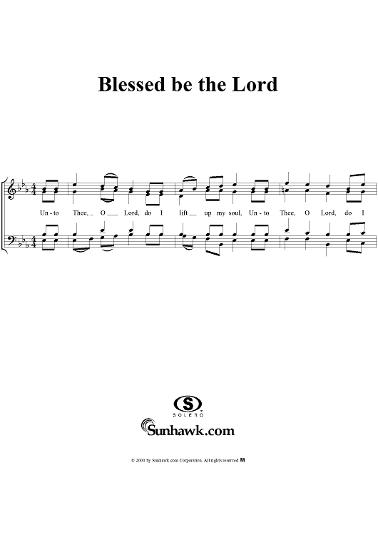 Blessed Be The Lord