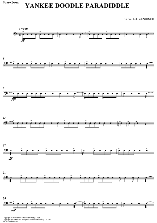 Yankee Doodle Paradiddle