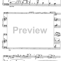 Quatre Morceaux d'Eglise - Score