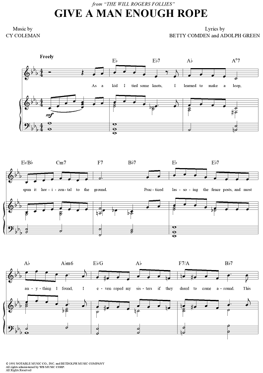 Give a Man Enough Rope