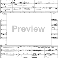 Quintet in C Major, Movement 1 - Score