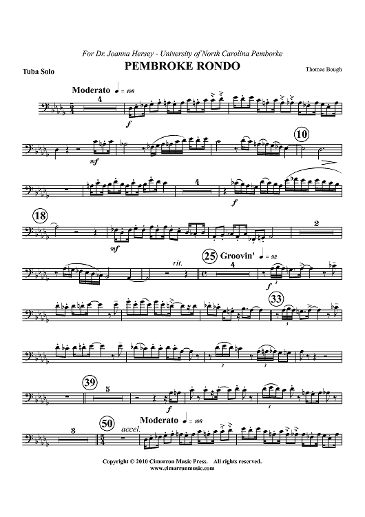 Pembroke Rondo - Tuba Solo
