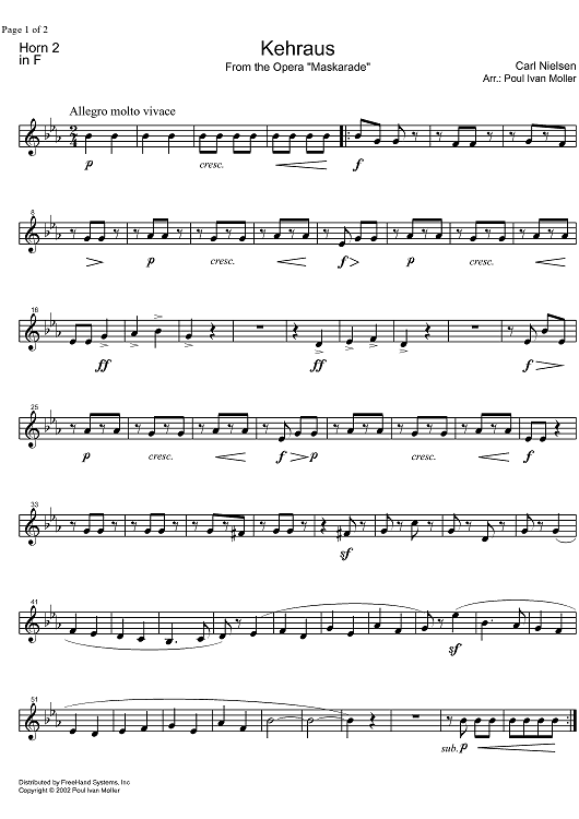 Kehraus - Horn in F 2