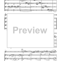 Le Tombeau de Couperin for Oboe and String Quartet - Score