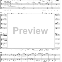 String Quartet No. 2, Movement 3 - Score