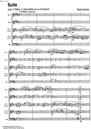 Suite - Score