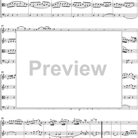 Oboe Quartet, K370, Movement 1 - Score
