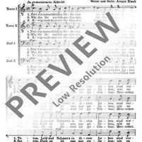 Den Toten - Choral Score