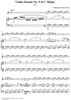 Violin Sonata No. 9 in C Major, K14 - Piano Score
