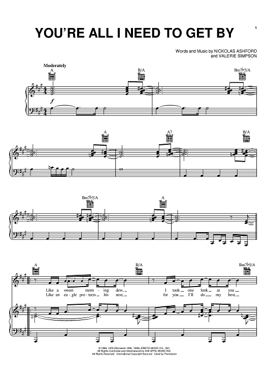 You're All I Need To Get By