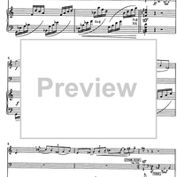 Destin (Symphonie à trois pour un drame) - Score