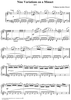Nine Variations on a Minuet, in D Major, K573
