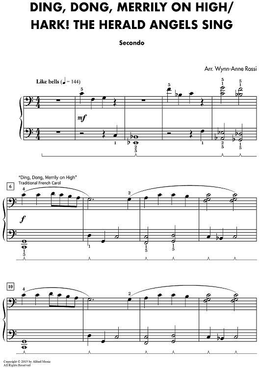 Ding, Dong, Merrily on High / Hark! the Herald Angels Sing
