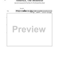 America, The Beautiful - Tuba