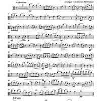 Hymns of Peace for 2 Violins and Piano - Viola (for Violin 2)