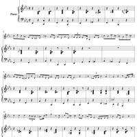 At Sundown - Piano Score