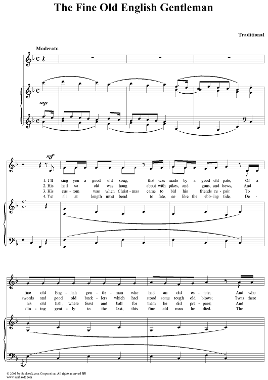 The Fine Old English Gentleman