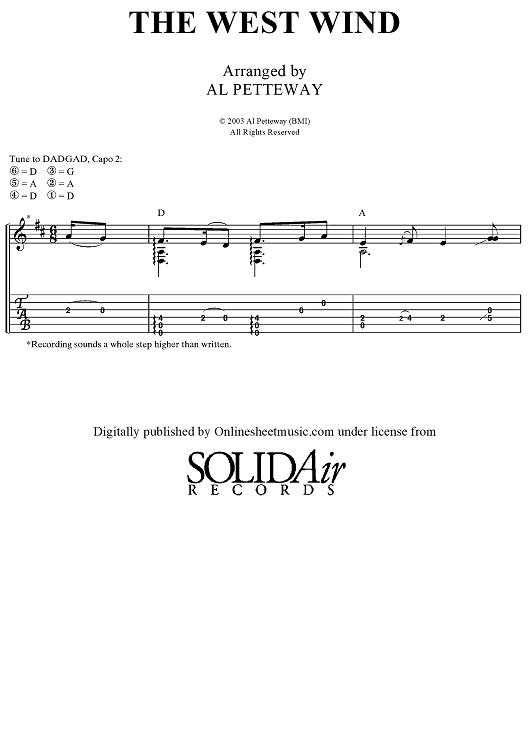 The West Wind (No MP3)