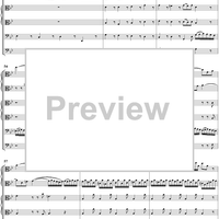 Brandenburg Concerto No. 6: Movement 3 - Score