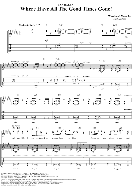 Where Have All the Good Times Gone