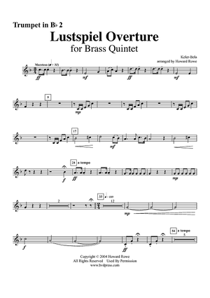 Lustspiel Overture - Trumpet 2 in Bb
