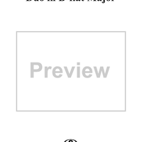 Duo in B-flat Major - Score