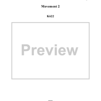 Clarinet Concerto in A Major, K622 - Movement 2 - Full Score