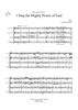 I Sing the Mighty Power of God - Score
