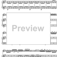 Concerto No. 3 G Major, KV216 - Piano Score