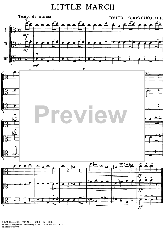 Little March - Viola